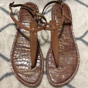 Sam Edelman sandals brown leather size 10